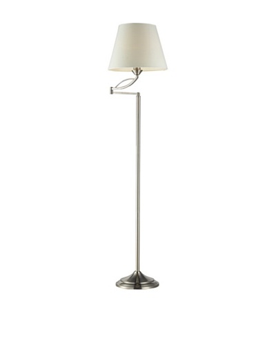 Dimond Lighting Elysburg Floor Lamp, Satin Nickel