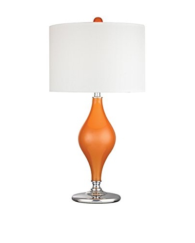 Dimond Lighting Tangerine Orange Glass Table Lamp