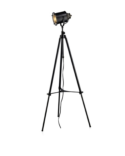 Dimond Lighting Ethan Adjustable Tripod Floor Lamp in Restoration Black