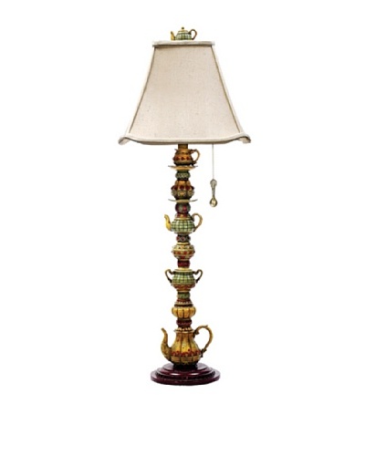 Tea Service Candlestick Table Lamp