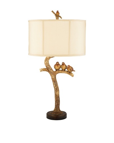 Three Bird Table Lamp