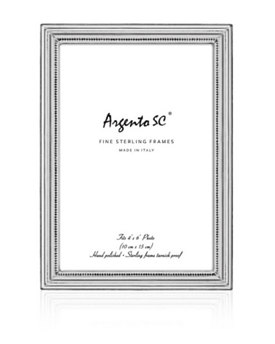 Argento SC Braided Sterling Picture Frame, 4 x 6