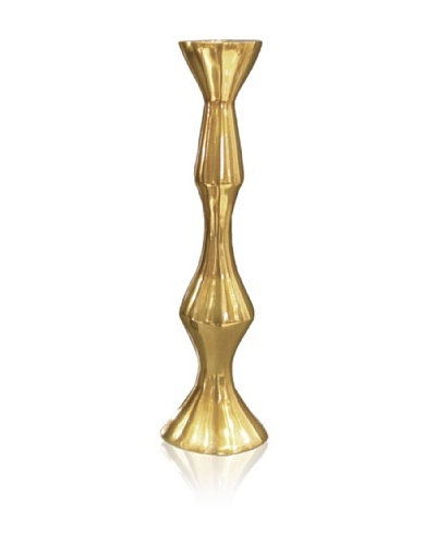 DKLiving Aluminum Candle Holder, Gold