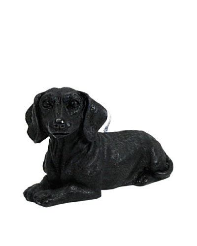 D.L. & Co. Daschund Candle, Black