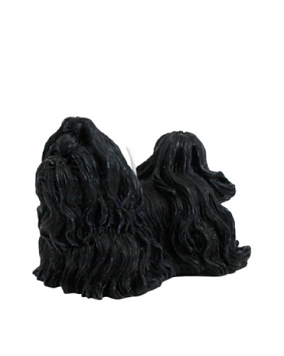 D.L. & Co. Shih Tzu Candle, Black