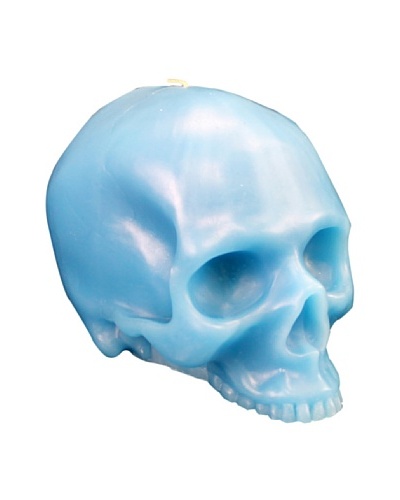 D.L. & Co. Skull Candle, Blue, Medium