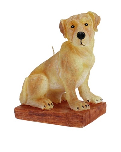 D.L. & Co. Labrador Hand-Painted Candle