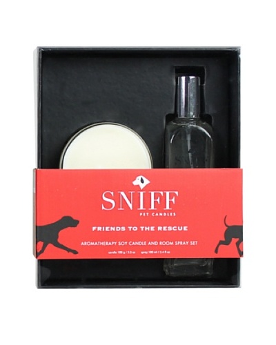 D.L. & Co. Friends to the Rescue Room Spray & Soy Candle Gift Set