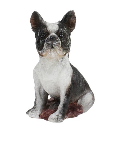 D.L. & Co. French Bulldog Hand-Painted Candle