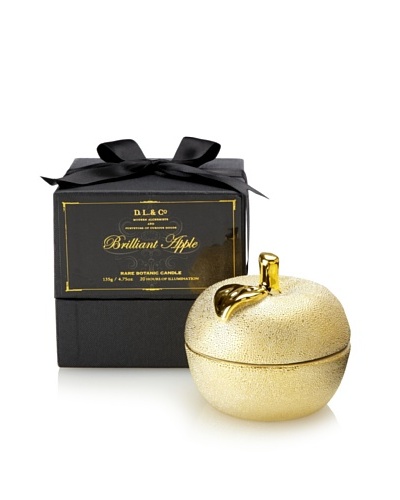 D.L. & Co. Brilliant Gold 4.75-Oz. Apple Candle in Gift Box