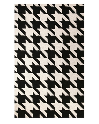 D.L. Rhein Houndstooth Rug [Black/White]