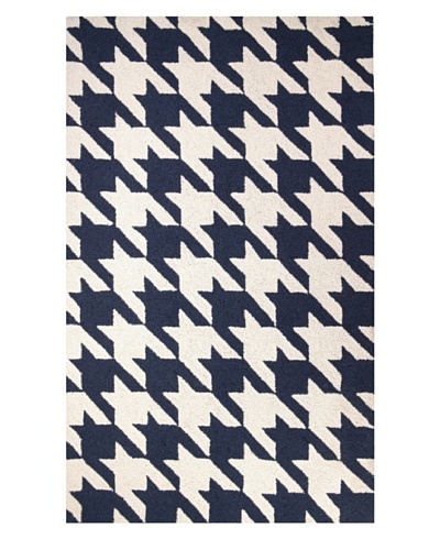 D.L. Rhein Houndstooth Rug [Blue]