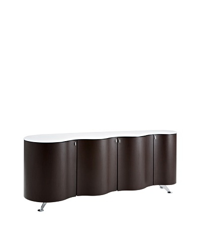 Domitalia Palio Sideboard, Chrome/Wenge