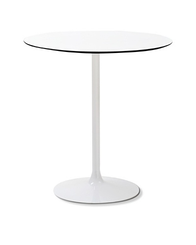 Domitalia Round Crown Table, White