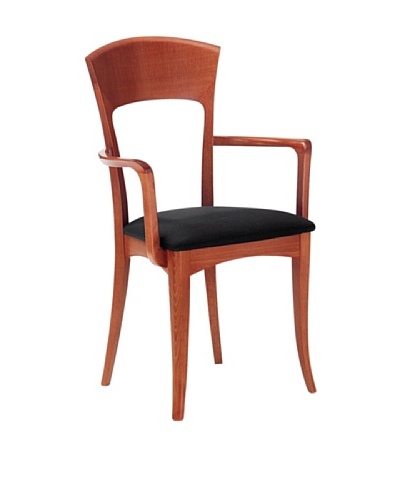 Domitalia Giusy Armchair, Light Cherry/Black