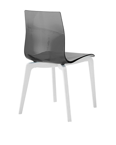 Domitalia Gel-L Chair, Transparent Smoke/WhiteAs You See