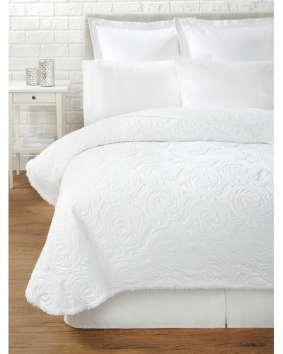 DownTown Co. Rose De Chenille Coverlet