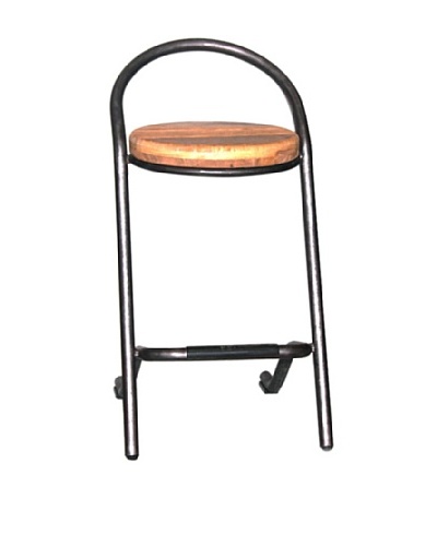 Dream Home Designs Olinda Round Iron Stool