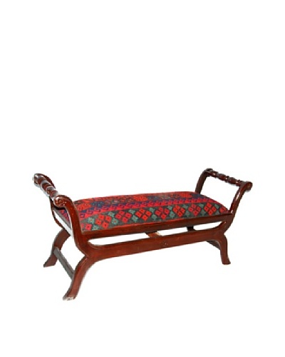 Dream Home Designs Swat Valley Kilim Bench, Assorted