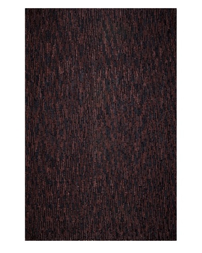 Dreamweavers Velour Rug, Black/Brown, 6′ x 9′