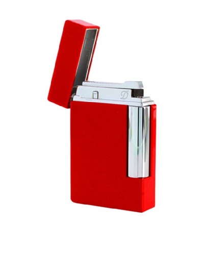 DuPont Lighters Lacquer and Chrome Lighter Excluding Lighter Fluid, Torch Flame, Red