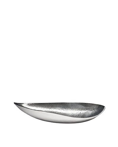 Dynasty Gallery Metal Hammered Boat Bowl