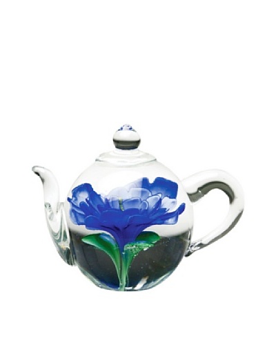 Dynasty Gallery Hand-Made Glass Teapot