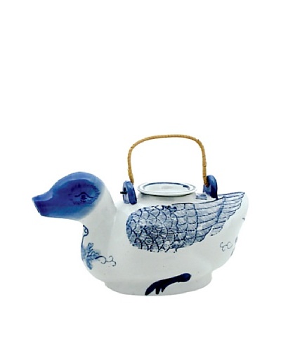 Dynasty Gallery Antique Replica Duck Teapot