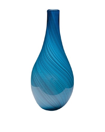 Dynasty Glass Roma Collection - Vase - Blue
