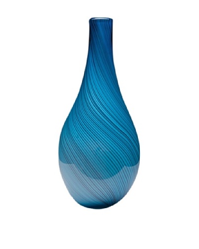 Dynasty Glass Roma Collection – Vase – Blue