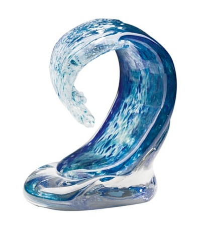 Dynasty Gallery Hand-Made Mega Glass Tropic Wave