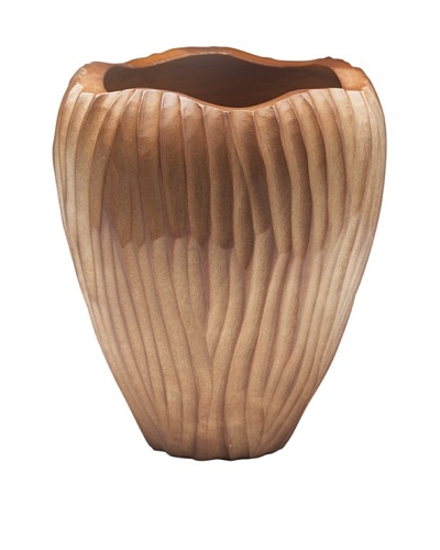 Dynasty Gallery Hand Carved Tulip Vase