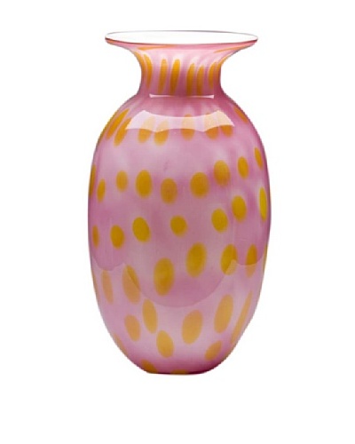 Dynasty Glass Firenze Collection - Vase - Southern Pink