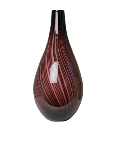 Dynasty Glass Roma Collection Vase, Purple