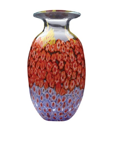 Dynasty Glass Firenze Collection - Vase - Millefiori Clear