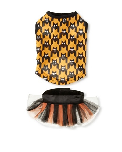 East Side Collection Houndstooth Bat Tank & Tutu Set