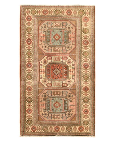 eCarpet Gallery Vintage Anatolian Rug, Cream/Dark Cream, 3′ 3″ x 5′ 6″