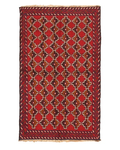 ecarpetgallery Bahor Rug, Red, 3′ 6″ x 6′