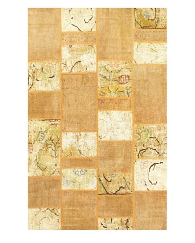 eCarpet Gallery Yama Patchwork Rug, Beige/Cream, 5′ 4″ x 8′ 11″