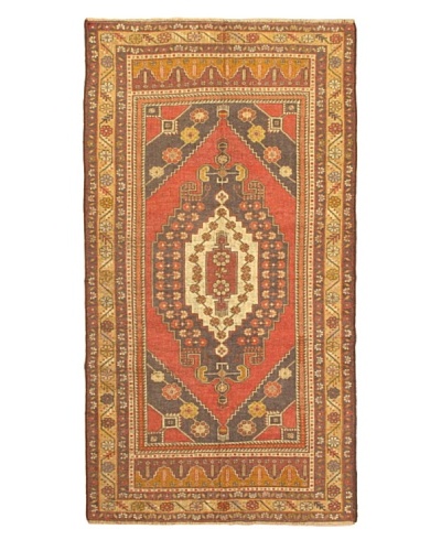 eCarpet Gallery Anadol Rug, Dark Copper/Light Khaki, 4' 11 x 9' 2