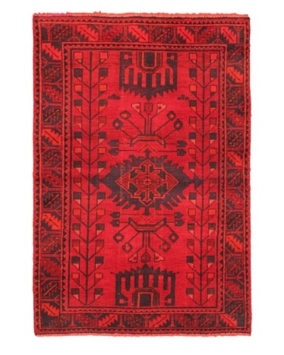 eCarpet Gallery Color Transition Rug, Light Red/Red, 3′ 2″ x 4′ 8″