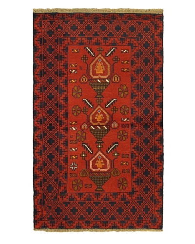 ecarpetgallery Bahor Rug, Red, 3′ 9″ x 6′ 4″