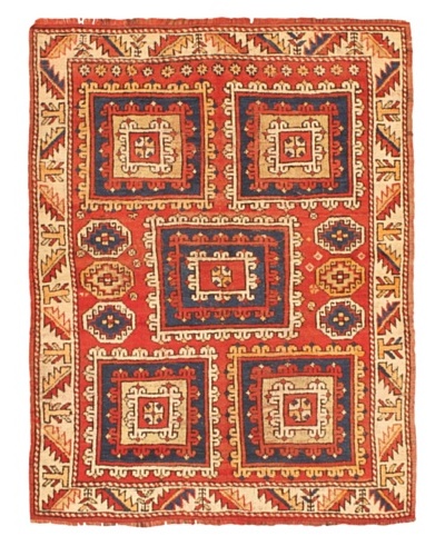 eCarpet Gallery Anadol Rug, Cream/Red, 4' 3 x 5' 6