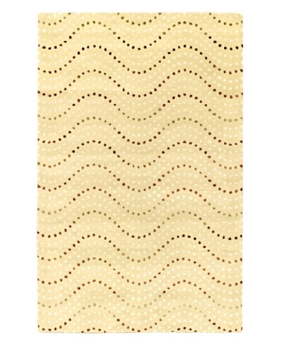 Ecarpetgallery Rugs Bijou Abstract Rug, Light Yellow, 5′ x 8′