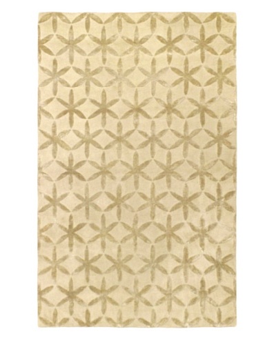 Ecarpetgallery Rugs Burst Abstract Rug, Cream, 5′ x 8′