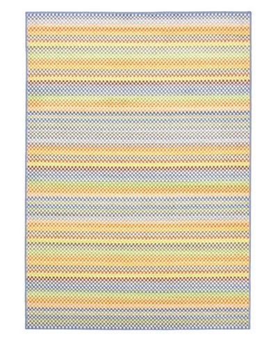 Ecarpetgallery Rugs Chroma Pastel Abstract Rug, Light Blue, 5′ 5″ x 7′ 9″