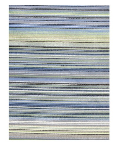 Ecarpetgallery Rugs Chroma Missonia Blue Abstract Rug, Light Blue, 5′ 5″ x 7′ 9″