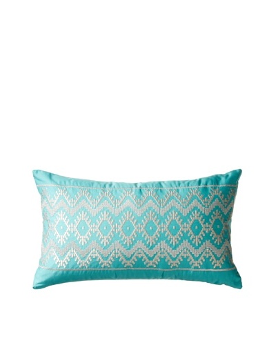 Echo Mykonos Oblong Pillow, Turquoise
