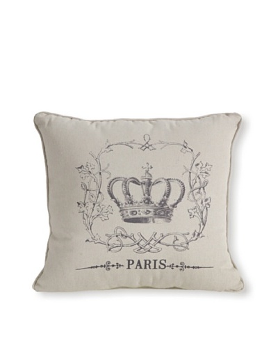 Crown Motif Pillow