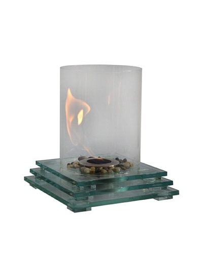 Eco-Flame 3-Layer Tempered Glass Tabletop Fire Bowl